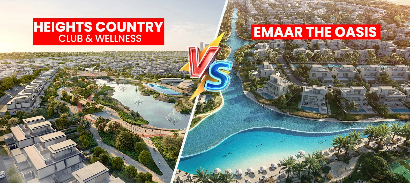 Emaar The Oasis Vs. The Heights Country Club & Wellness