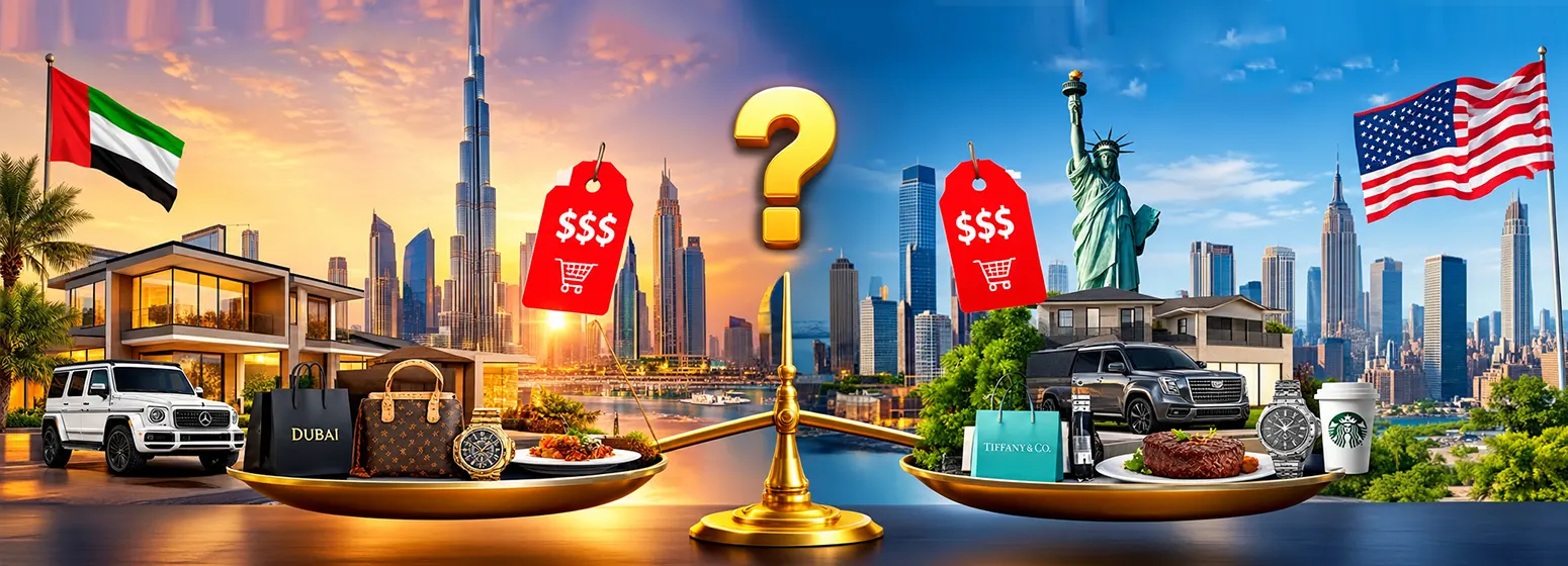 Which Country Is More Expensive USA Or Dubai?