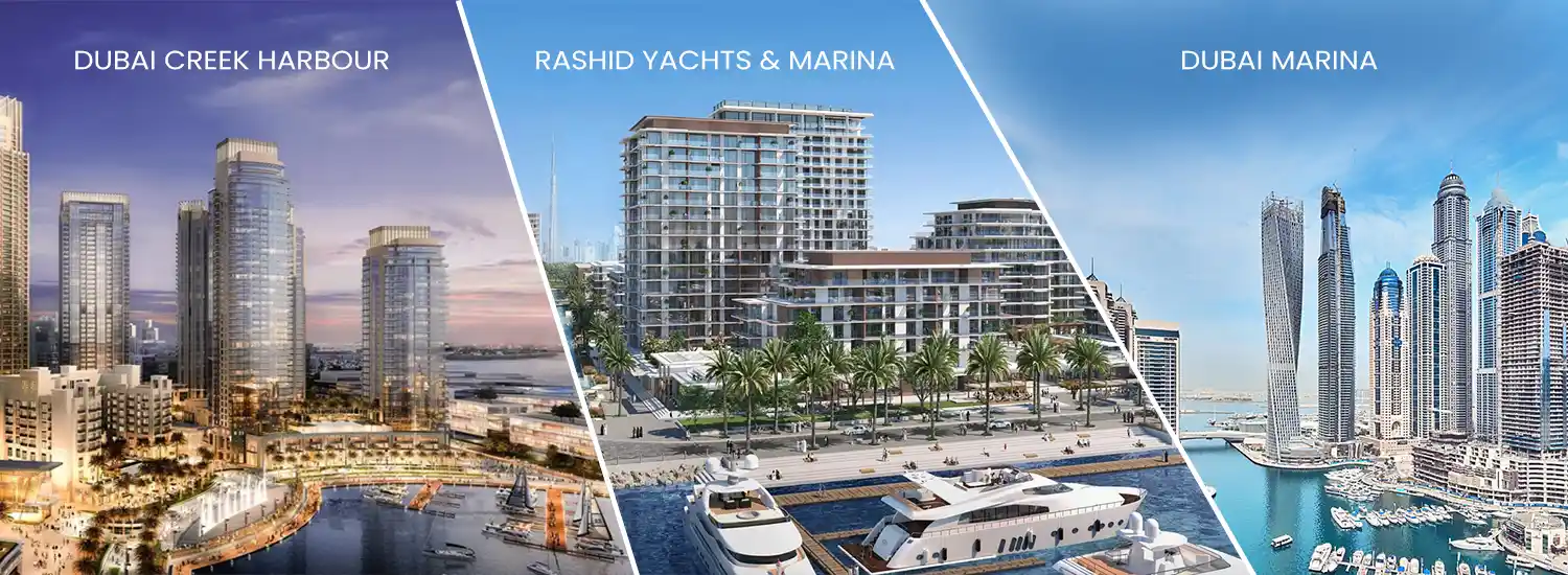 Dubai Creek Harbour vs Rashid Yachts & Marina vs Dubai Marina: Honest Community Comparison (2026)