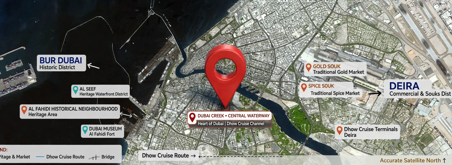 Where Is Dubai Creek Located?