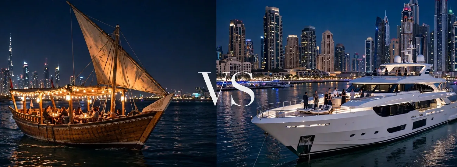 What Is The Difference Between Dhow Cruise And Marina?