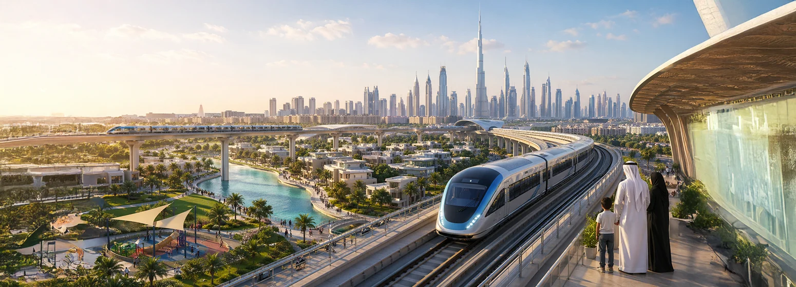 Dubai Train Network 2032: Which Communities Gain Most and When Investors Should Move