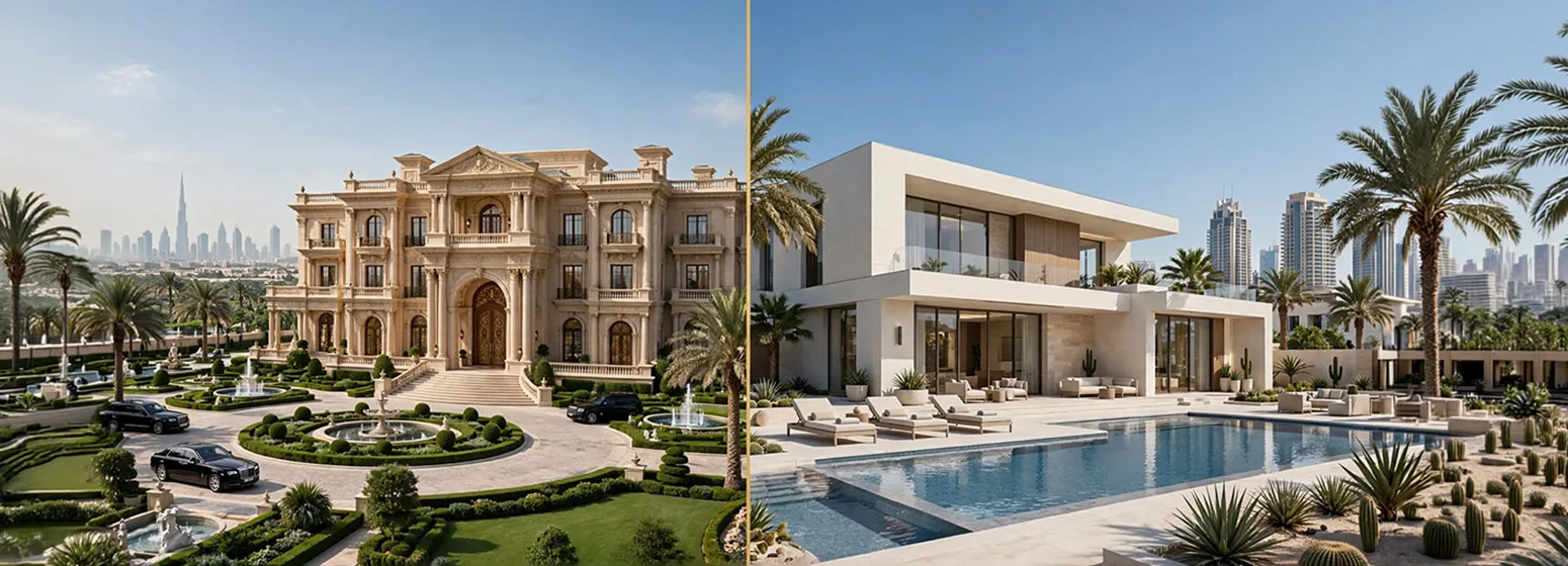Mansion vs Villa - What's the difference?