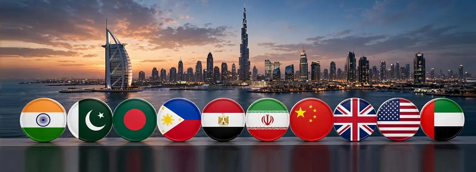 What Are The Top 10 Nationalities In Dubai?