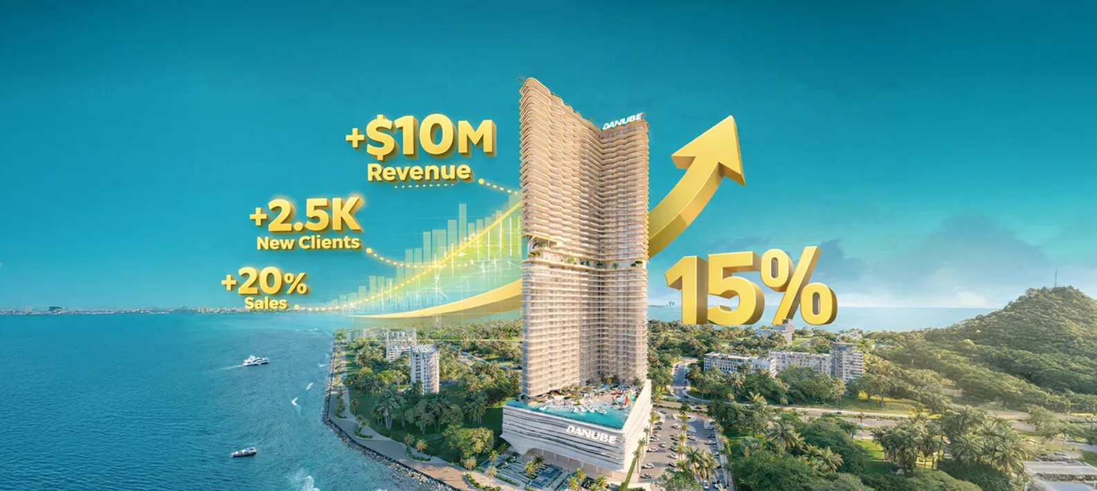 Danube Breez hits 15% Annual Jump in Dubai Maritime City